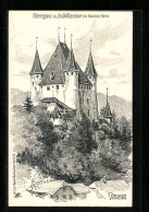 Künstler-AK Thun, Blick Zum Schloss  - Other & Unclassified