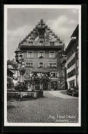 AK Zug, Hotel Ochsen Am Kolinplatz Mit Brunnen  - Autres & Non Classés