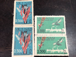 VIET  NAM  NORTH STAMPS-210(1967 2500TH US AIRCRAFT BROUGHT DOWN OVER NORTH VIETNAM)4 Pcs 2set Good Quality - Vietnam