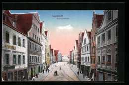 AK Ingolstadt, Theresienstrasse Mit Apotheke Aus Der Vogelschau  - Ingolstadt