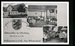 AK Hahnenklee I. Oberharz, Restaurant Und Café Zur Wiederkehr  - Oberharz