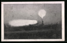 AK Neuengamme Bei Bergedorf, Erdgasbrand Im Jahr 1910, Flammen  - Bergedorf