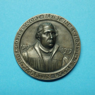 Kaiserreich 1917 Gedenkmedaille 400 J. Reformation Martin Luther (M3538 - Non Classificati