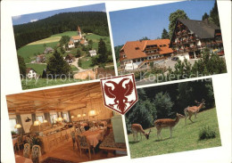 72419207 St Roman Wolfach Landgasthof Hotel Adler Kirche Rehe  - Wolfach