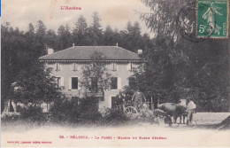 C23-09) BELESTA - ARIEGE - LA FORET MAISON DU GARDE GENERAL - ANIMATION  - HABITANTS - PAYSANS AVEC BOEUFS - Otros & Sin Clasificación