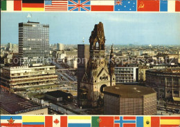 72418928 Berlin Europa Center Kaiser-Wilhelm Gdaechtniskirche  Berlin - Andere & Zonder Classificatie