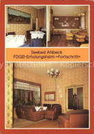 72418364 Ahlbeck Ostseebad FDGB Erholungsheim Fortschritt Gaststaette Speisesaal - Sonstige & Ohne Zuordnung