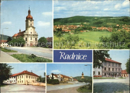 72418289 Radnice Kirche Panorama Strassenpartien Plzen - Czech Republic