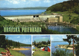 72418180 Oravska Priehrada Stausee Staumauer Camping Strand Slowakische Republik - Eslovaquia