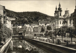 72417730 Karlovy Vary Tepla Fluss Mit Sprudel  - Tchéquie