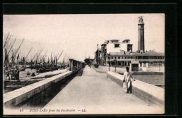 CPA Port-Said, View From The Breakwater  - Sonstige & Ohne Zuordnung