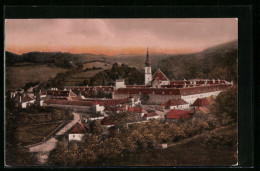 AK Heiligenkreuz, Panorama Mit Kloster  - Altri & Non Classificati