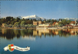 72417691 Velden Woerthersee Seepromenade Mit Schloss Und Mittagskogel Velden Woe - Andere & Zonder Classificatie