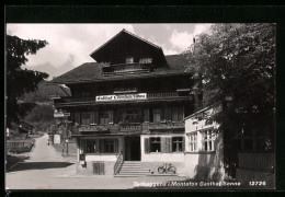 AK Tschagguns I. Montafon, Gasthof Sonne Mit Strasse  - Other & Unclassified