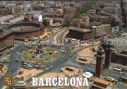 72417529 Barcelona Cataluna Fliegeraufnahme Plaza De Espana  - Other & Unclassified