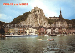 72417238 Dinant Wallonie Blick Ueber Die Maas Dampfer Kathedrale Festung Dinant - Dinant