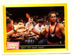 Sticker MERLIN Collection WWF 1993 - N°49 : BRET ’’HIT MAN HART’’ -SCE - Other & Unclassified