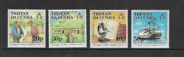 TRISTAN DA CUNHA 1987 EXPEDITION-BATEAUX  YVERT N°410/413 NEUF MNH** - Ships