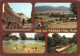 72416211 Tabarz Blick Vom Cafe Deysingslust Schwimmbad Thueringerwaldbahn Tabarz - Tabarz