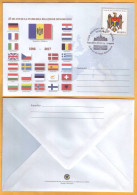 2017  Moldova Moldavie Moldova-Hungary. 25 Years. Diplomatic Relations.  Special Cancellations. Envelopes. - Moldova