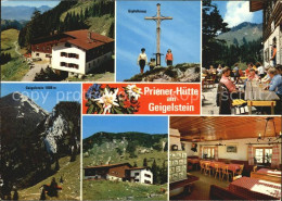 72415768 Priener Huette Am Geigelstein Gipfelkreuz Bayerische Alpen Priener Huet - Autres & Non Classés