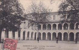 C23-47) MARMANDE - LE COLLEGE - COUR INTERIEURE - ANIMEE - EN 1906 - Marmande