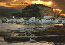 72415744 Denia Atardecer Desde El Puerto Burg Hafen Denia - Autres & Non Classés