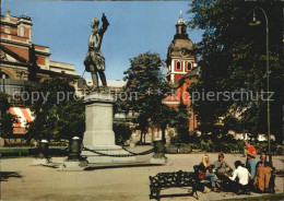 72415707 Stockholm Operan Karl XII Jakobs Kyrka Och Almarna Denkmal Statue Kirch - Svezia