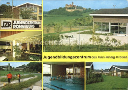 72415654 Ronneburg Hessen Jugenbildungszentrum Minigolf Schwimmhalle Burg Ronneb - Andere & Zonder Classificatie