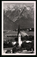 AK Rinn /Tirol, Ortspartie Mit Kirche  - Sonstige & Ohne Zuordnung