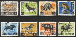 Kenya 1966 - Mi 20/27 - YT 20/27 ( Wild Fauna ) - Kenia (1963-...)