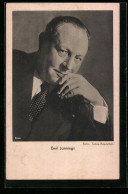 AK Schauspieler Emil Jannings In Denkerpose  - Actores