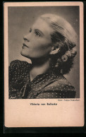 AK Schauspielerin Viktoria Von Ballasko Portrait Von Der Seite  - Actores