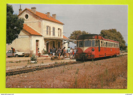 Haute Corse Vers Calvi ILLE ROUSSE Autorail En Gare En Août 1978 VOIR DOS - Calvi