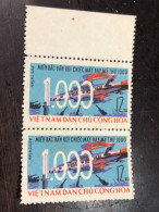 VIET  NAM  NORTH STAMPS-188(1966 1000TH US AIRCRAFT BROUGHT DOWN OVER NORTH VIETNAM)2 Pcs 2set Good Quality - Viêt-Nam