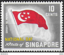 1960 Singapore National Day 10c. Variety MNH SG N. 60w - Other & Unclassified