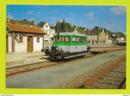 22 CALLAC TRAIN Draisine De La CFTA Bretagne En Gare Le 11 Octobre 1994 VOIR DOS - Callac