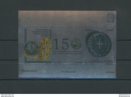 2012 Italia - Repubblica , Foglietto Lira In Argento , BF 74a  , MNH** - Blocks & Kleinbögen