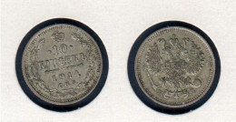 RUSSIE  10 Kopeks 1914, Nicolas II, Y# 20a.2, Russia,  Russland, - Rusia