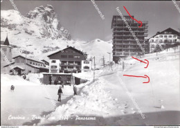 Bh750 Cartolina Cervinia Breuil Panorama Provincia Di Aosta - Aosta