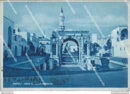 Ca619 Cartolina Ex Colonie Tripoli Arco Marco Aurelio Storia Postale Libia 1940 - Sonstige & Ohne Zuordnung