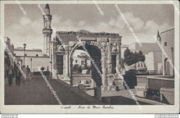 Ca599 Cartolina Ex Colonie Tripoli Arco Di Mar Aurelio Storia Postale Libia 1940 - Altri & Non Classificati