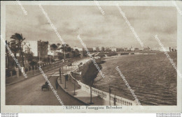 Ca583 Cartolina Ex Colonie Tripoli Passeggiata Belvedere  Storia Postale Libia - Sonstige & Ohne Zuordnung