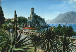 72414452 Malcesine Lago Di Garda Schloss Palmen Berge Malcesine - Autres & Non Classés