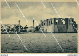 Ca615 Cartolina Ex Colonie Tripoli Il Castello Storia Postale Libia 1940 - Autres & Non Classés
