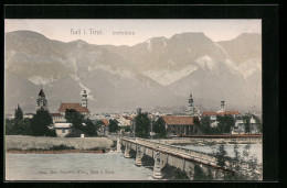AK Hall I. Tirol, Ortsansicht Mit Innbrücke  - Autres & Non Classés