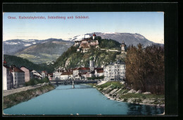 AK Graz, Radetzkybrücke, Schlossberg Und Schöckel  - Sonstige & Ohne Zuordnung