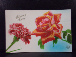 1300 THEME . LOT DE TROIS  CARTES .  FLEURS  . A VOIR - Fleurs