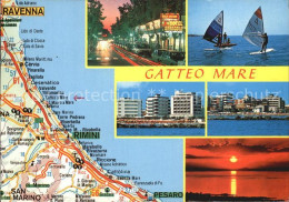 72414272 Gatteo Mare Rimini Mit Landkarte Gatteo Mare - Autres & Non Classés