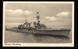 AK Kreuzer Königsberg, Kriegsmarine  - Oorlog